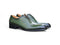 Carrucci: Polished Calfskin Whole Cut Oxford Dress Shoe