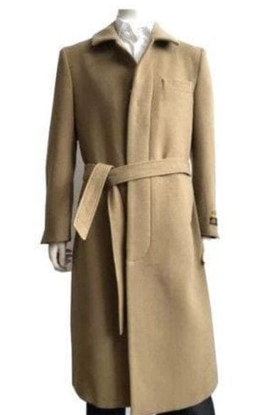 Belt Coat Mens Full Length Overcoat - Wholesale Coat - Wholesale Winter Coats