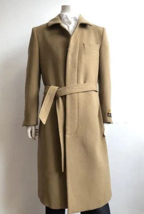 Belt Coat Mens Full Length Overcoat - Wholesale Coat - Wholesale Winter Coats