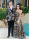 Army Green Tuxedo - Camouflage Patterned Olive Camo 2 Button Tuxedo