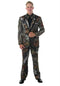 Army Green - Camouflage Patterned Two Camo One Chest Pocket Tuxedo