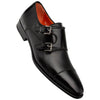 Men’s Mezlan Cantera Double Monk Strap – Black Genuine Leather Dress Shoe, Made in Spain