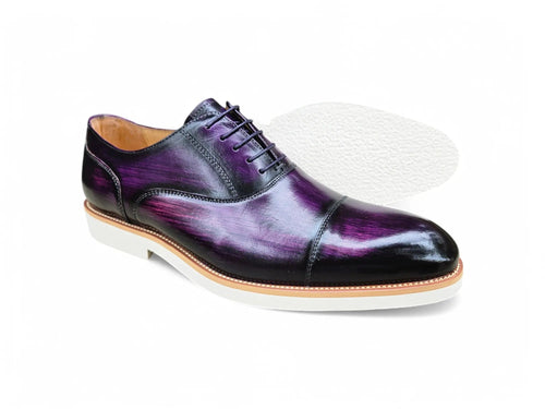 Men’s Cap Toe Oxford Shoes with Lightweight Sole