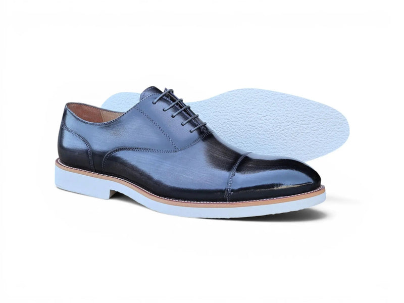 Carrucci Cap Toe Oxford - Lightweight Leather Dress Shoe