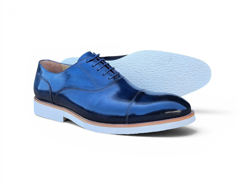 Carrucci Cap Toe Oxford - Lightweight Leather Dress Shoe