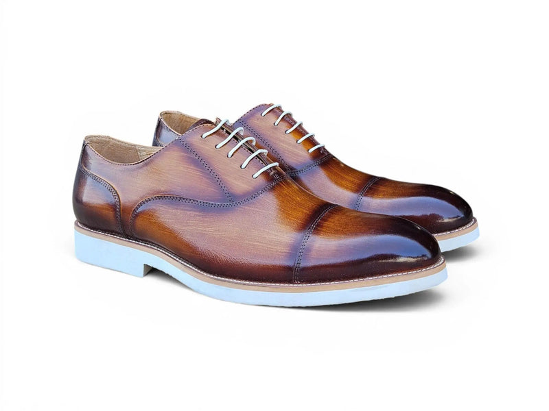 Carrucci Cap Toe Oxford - Lightweight Leather Dress Shoe