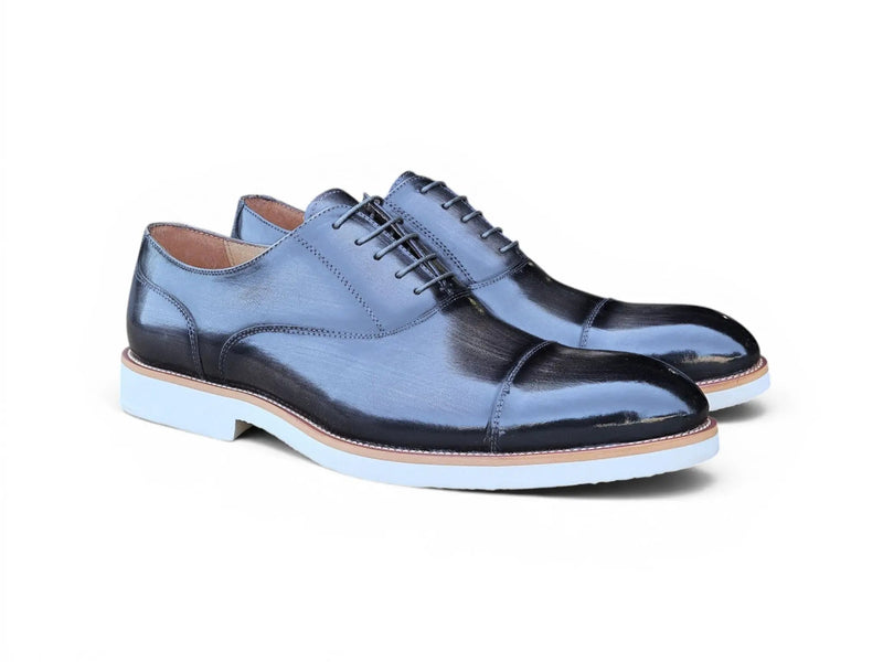 Carrucci Cap Toe Oxford - Lightweight Leather Dress Shoe