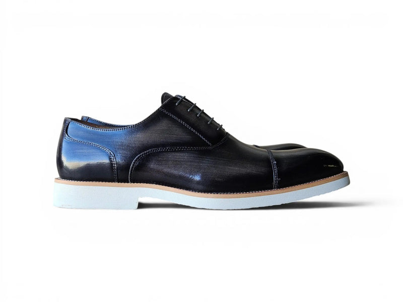 Carrucci Cap Toe Oxford - Lightweight Leather Dress Shoe