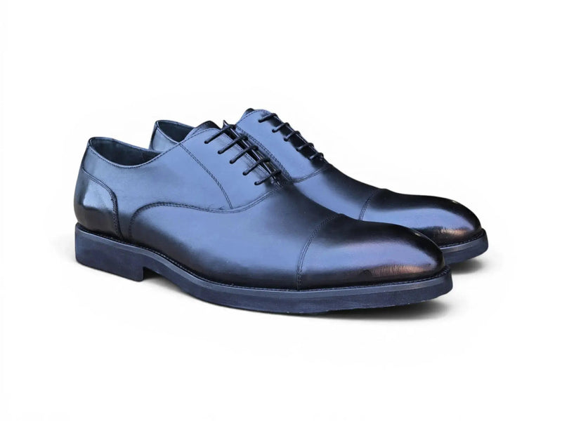 Carrucci Cap Toe Oxford - Lightweight Leather Dress Shoe