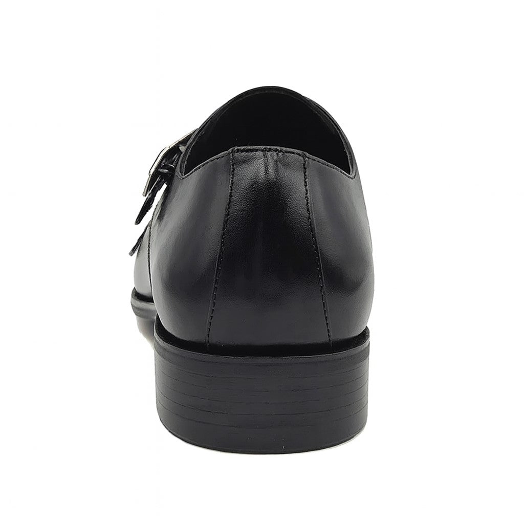 Cap Toe Double Monk Strap Shoe