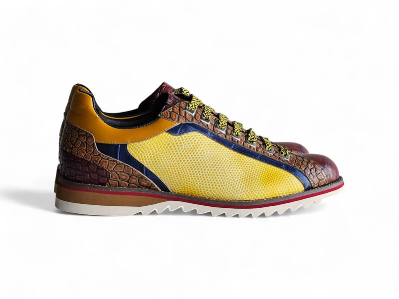 Carrucci Apex Explorer: Luxury Leather Sneaker for Men