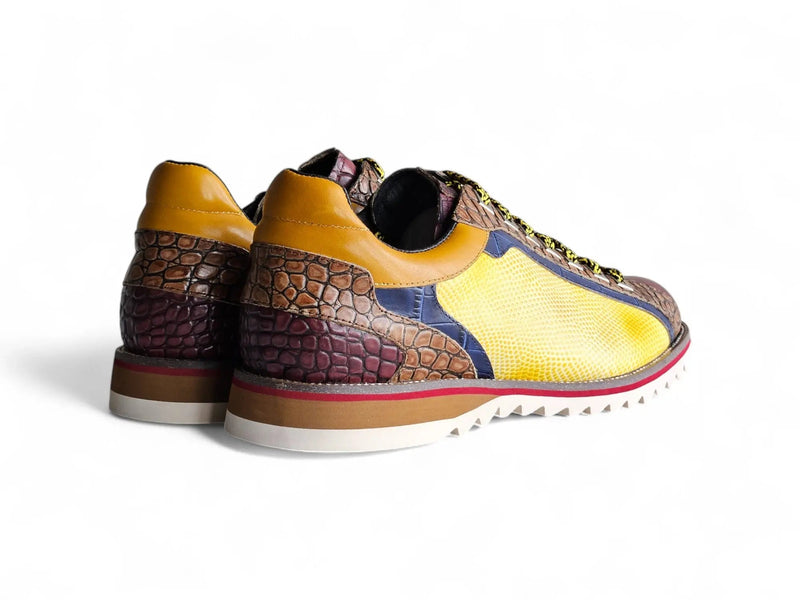 Carrucci Apex Explorer: Luxury Leather Sneaker for Men