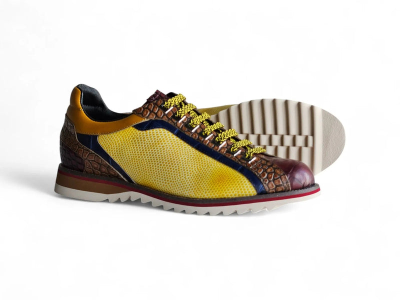 Carrucci Apex Explorer: Luxury Leather Sneaker for Men