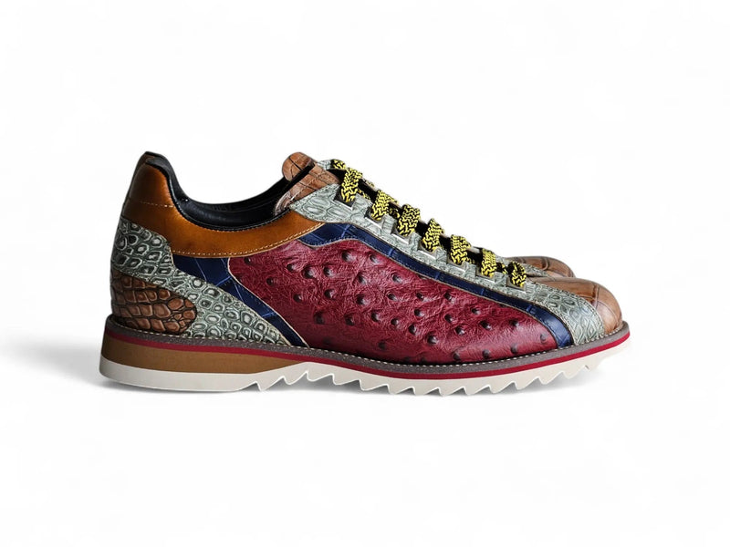 Carrucci Apex Explorer: Luxury Leather Sneaker for Men