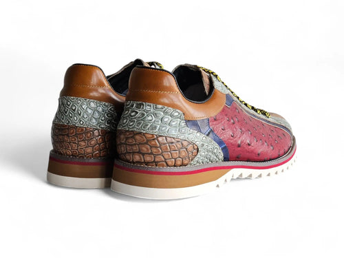 Carrucci Apex Explorer: Luxury Leather Sneaker for Men