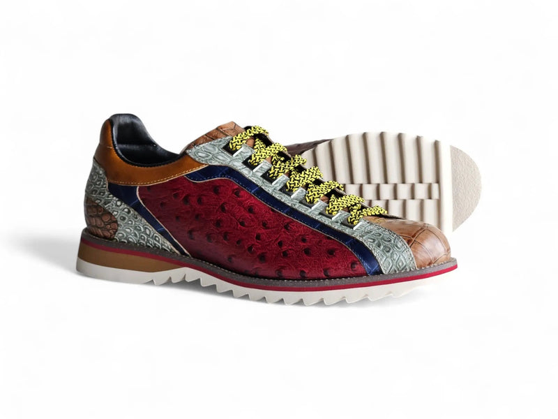 Carrucci Apex Explorer: Luxury Leather Sneaker for Men