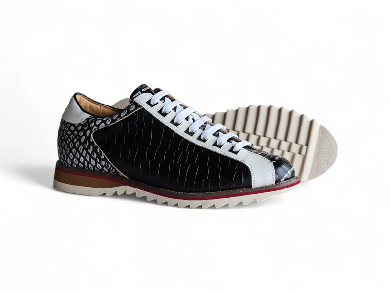 Carrucci Apex Explorer: Luxury Leather Sneaker for Men