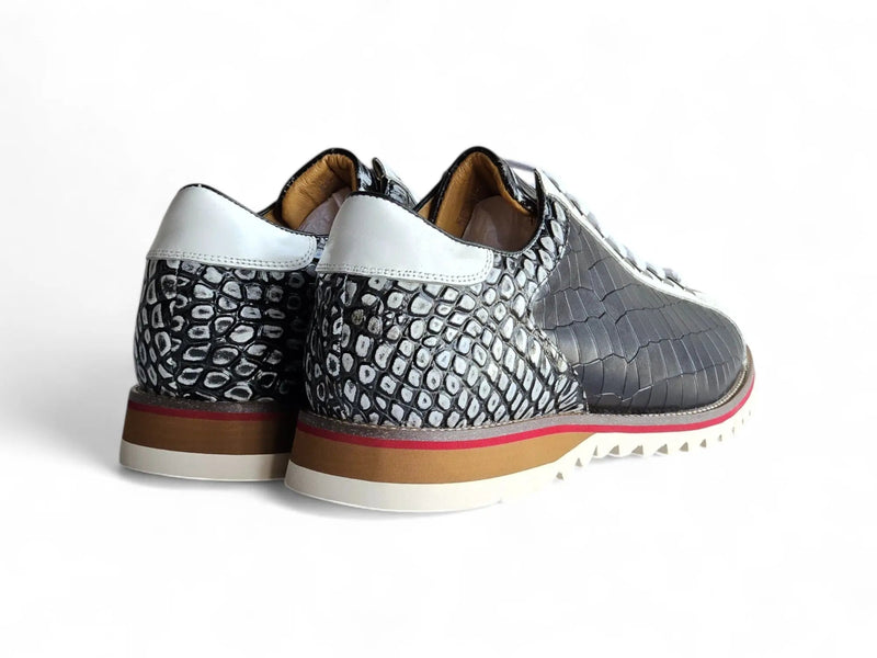 Carrucci Apex Explorer: Luxury Leather Sneaker for Men