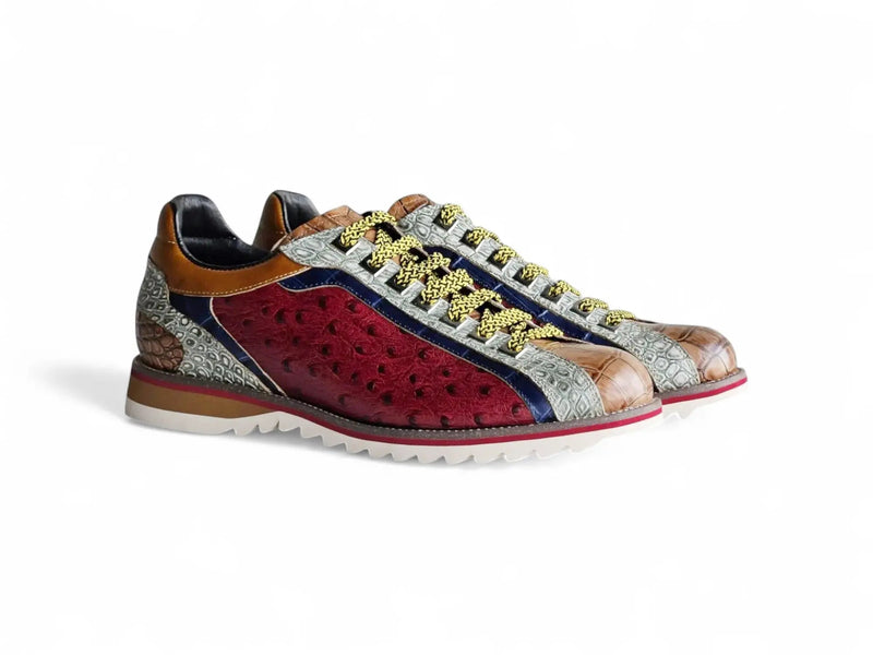 Carrucci Apex Explorer: Luxury Leather Sneaker for Men