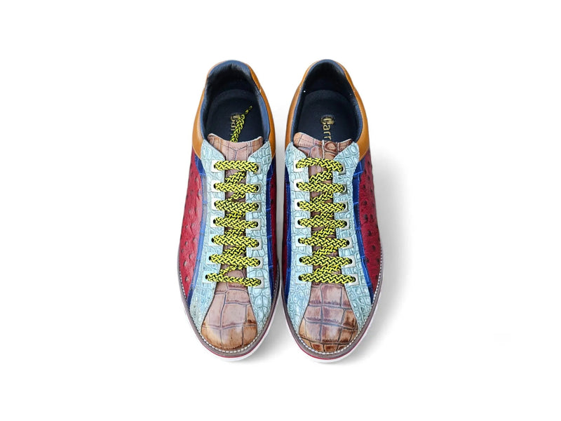 Carrucci Apex Explorer: Luxury Leather Sneaker for Men