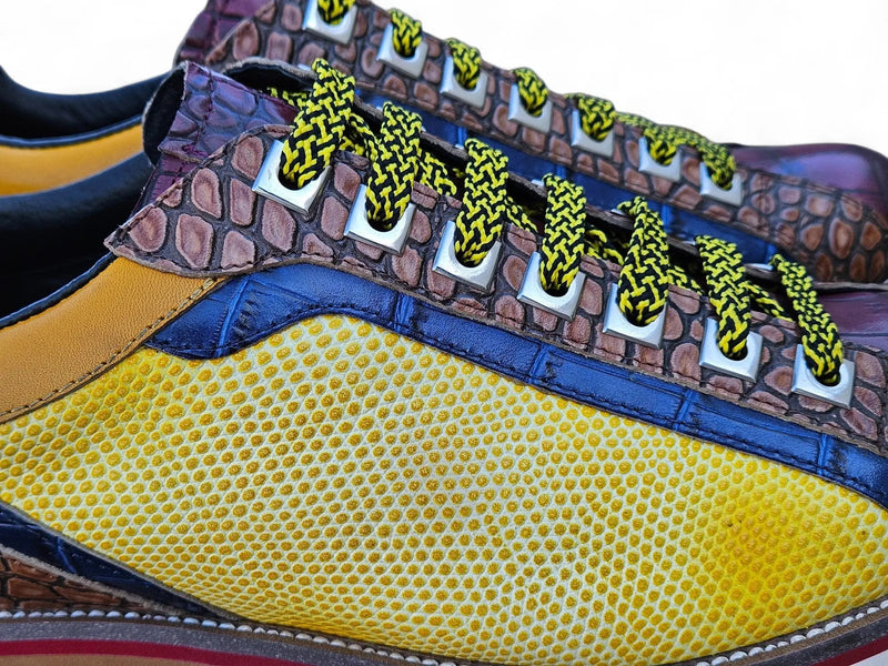 Carrucci Apex Explorer: Luxury Leather Sneaker for Men