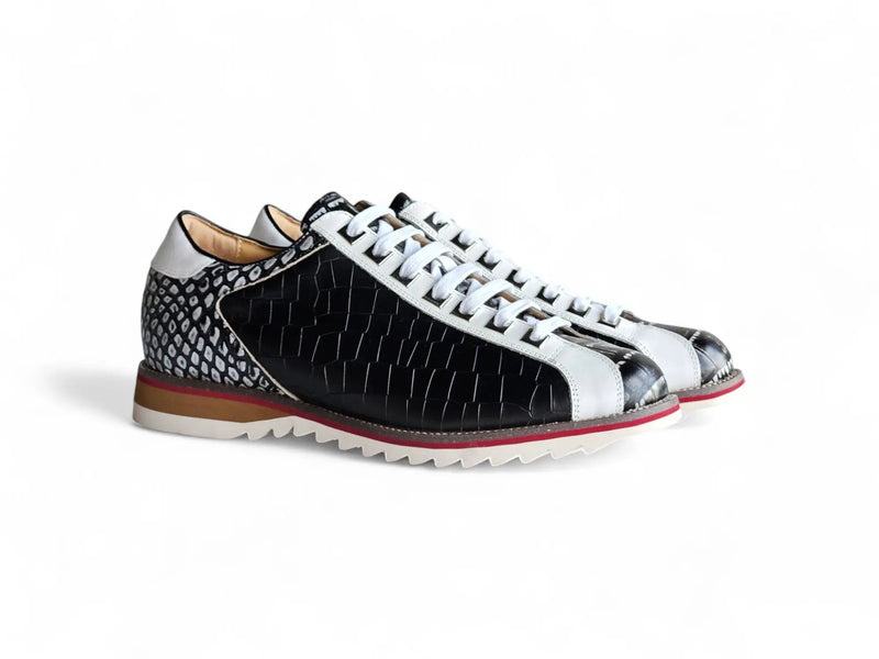 Carrucci Apex Explorer: Luxury Leather Sneaker for Men