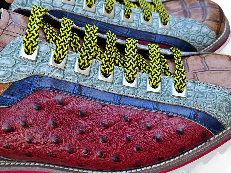 Carrucci Apex Explorer: Luxury Leather Sneaker for Men