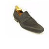 Mens Pony Hair Slip On Dress Shoe in Brown