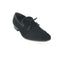 Mens Suede Tassel Loafer Dress Shoe in Black