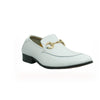 Mens Carrucci Soft Leather Buckle Loafer Dress Shoe in Cognac