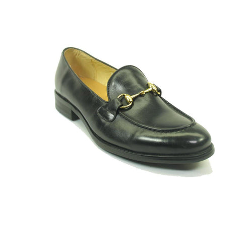 Mens Carrucci Timeless Buckle Loafer in Cognac