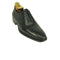 Mens Two Tone Contrast Leather Wingtip Dress Shoe in Black