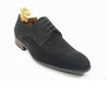 Mens Pain Toe Suede Oxford Dress Shoe in Black