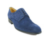 Mens Pain Toe Suede Oxford Dress Shoe in Navy