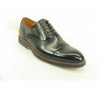 Mens Carrucci Semi-Casual Painted Leather Dress Shoe in Burgundy