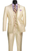 Champagne Color Suit - Champagne Two Buttons Wedding Tuxedo