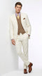 Men’s Off White Great Gatsby Suit, Leonardo DiCaprio Inspired 1920s Wedding Prom Dress Suit
