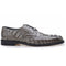 Belvedere Chapo Gray Genuine Alligator Leather Shoe