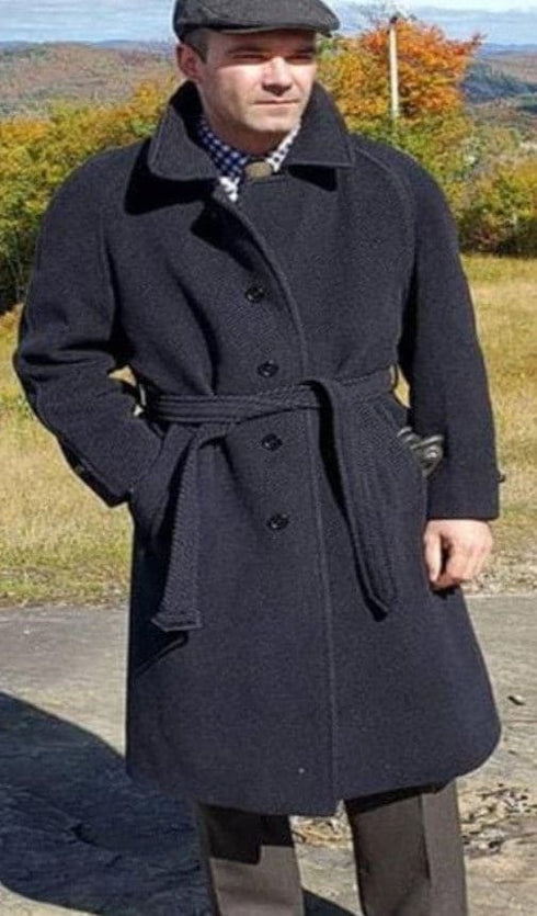 Belt Coat Mens Full Length Overcoat - Wholesale Coat - Wholesale Winter Coats