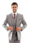 Grey Wool Modern Fit 3 Piece Suit