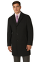 Men's Heavy Wool Overcoat â€“ Classic Full Length Winter Topcoat