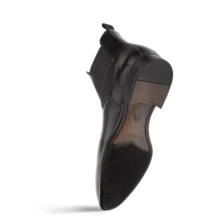 Men's Cervantes Black Chelsea Boots by Mezlan – Handcrafted Calfskin, Made in Spain
