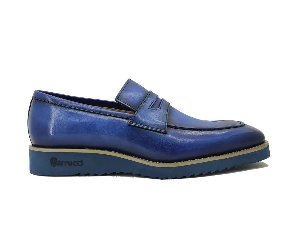 Hand-Finished Patina Penny Loafer