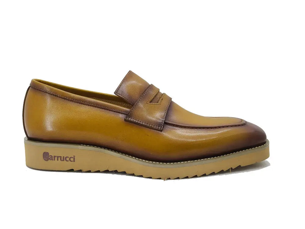 Hand-Finished Patina Penny Loafer
