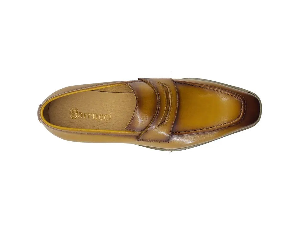 Hand-Finished Patina Penny Loafer
