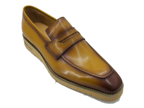 Hand-Finished Patina Penny Loafer