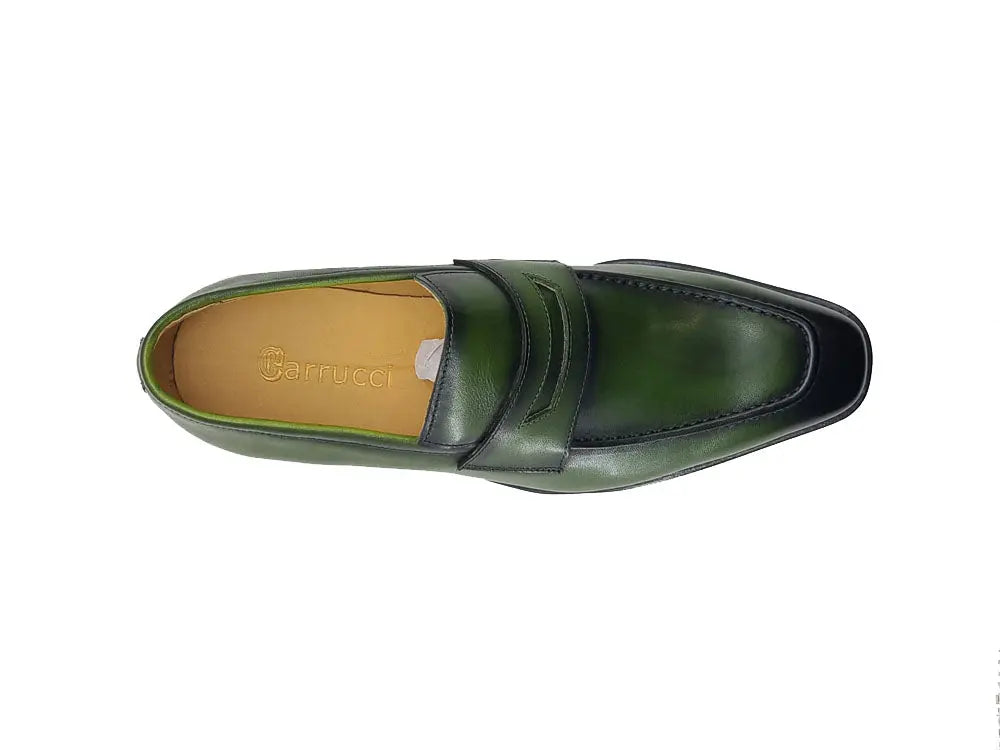 Hand-Finished Patina Penny Loafer