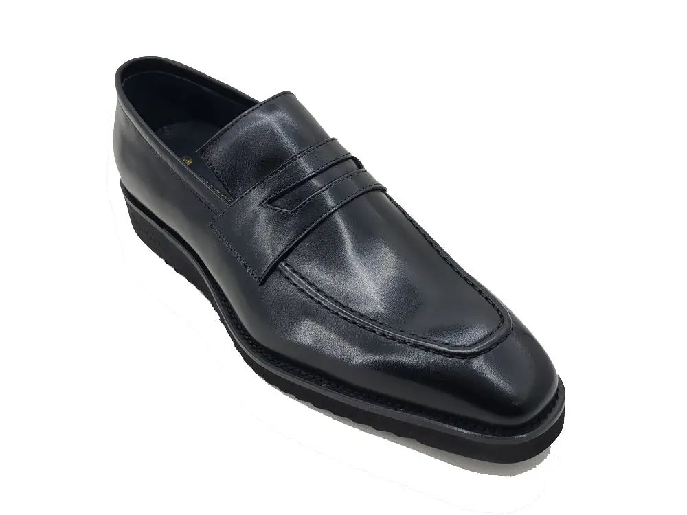 Hand-Finished Patina Penny Loafer
