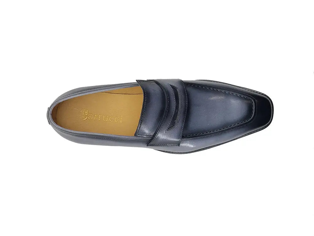 Hand-Finished Patina Penny Loafer