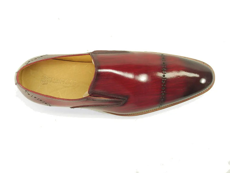 Carrucci Chic Patina Finish Calfskin Slip-on